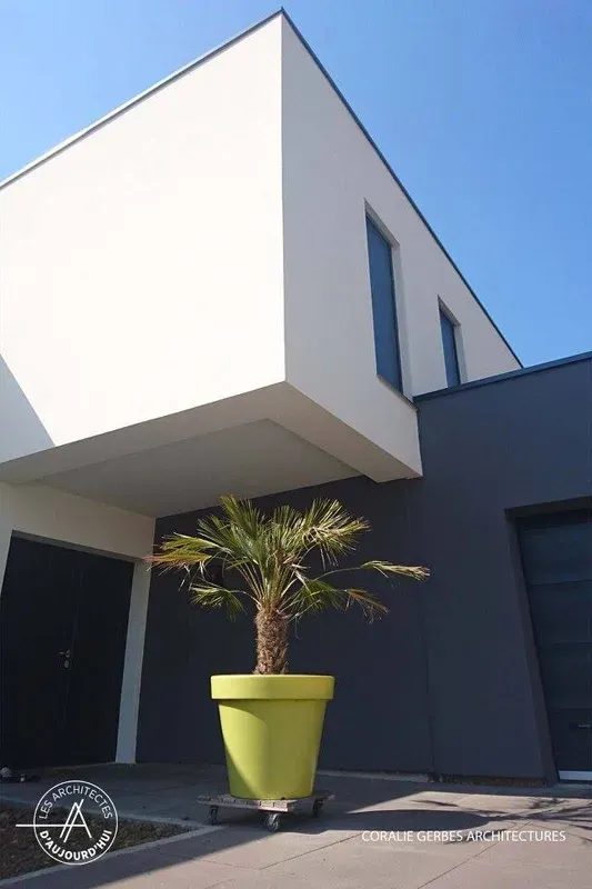 Maison moderne entree